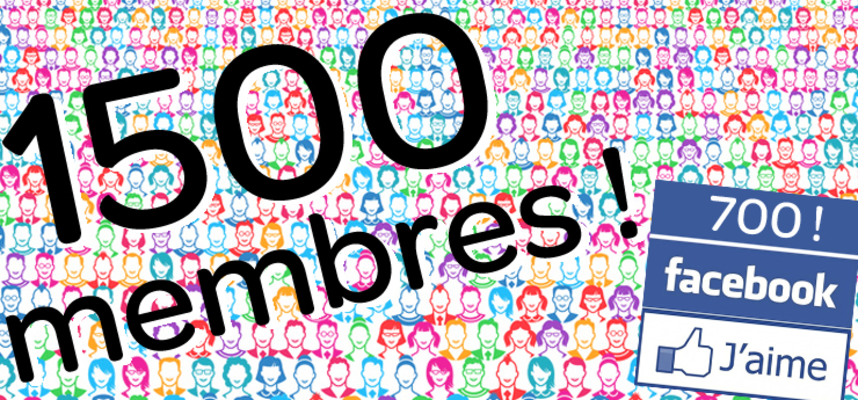 1500 Membres !