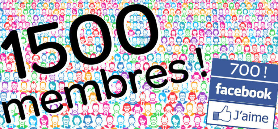 1500 Membres !