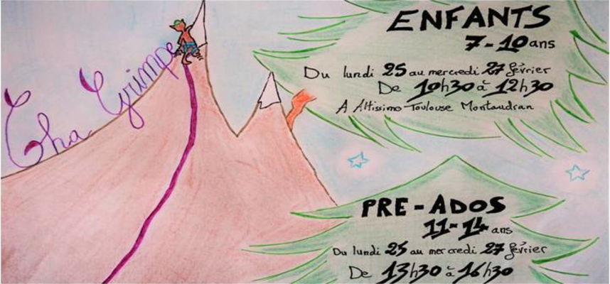 STAGES D'ESCALADE ENFANTS et PRE-ADOS - VACANCES D'HIVER - Toulouse